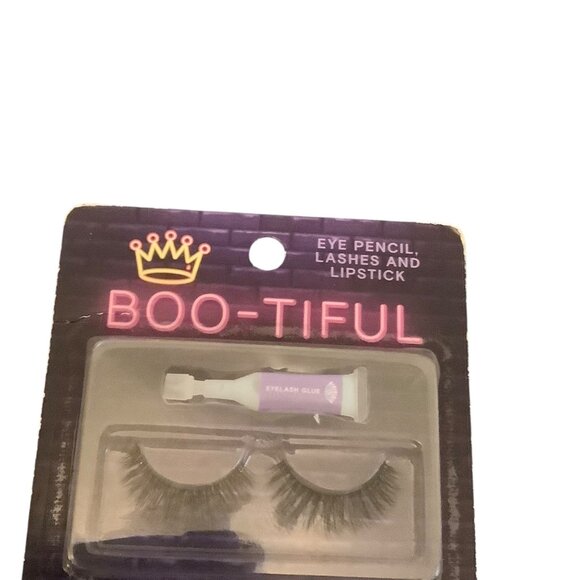 Boo-Tiful Eye Pencil Lashes & Lipstick Set Makeup Cosmetic Kit NEW - Picture 3 of 6